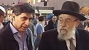 הרב שטרן עם שמחה גולדין  