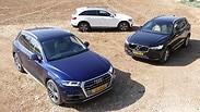 מבחן השוואתי רכבי פנאי אודי Q5 וולוו XC60 מרצדס GLC