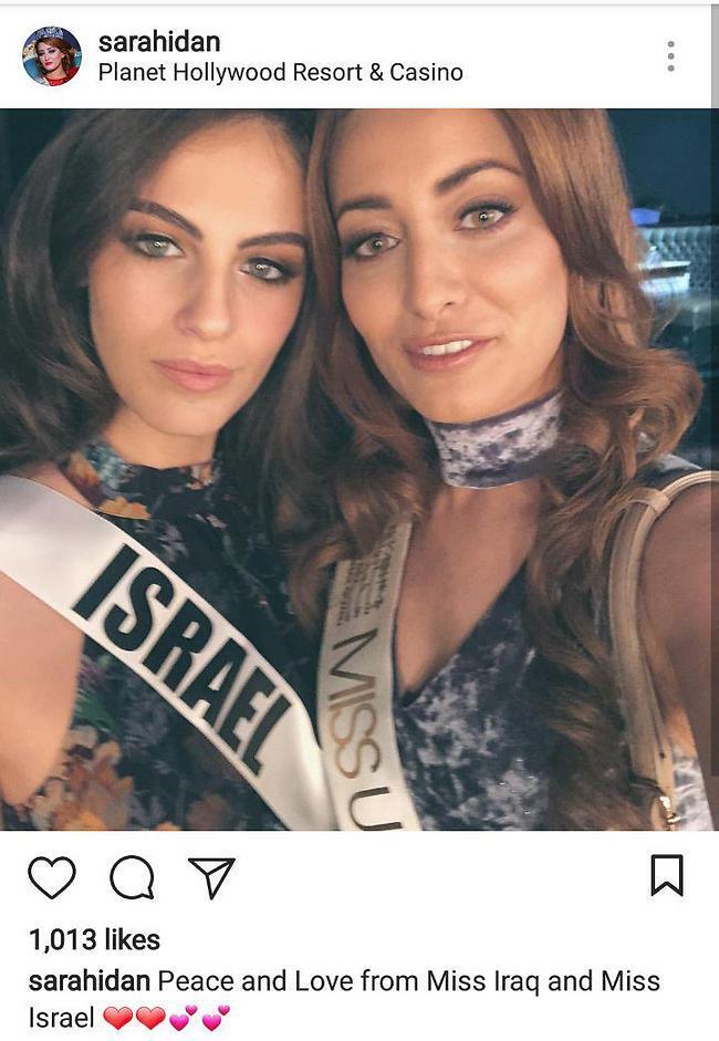 התמונה שהעלתה מיס עיראק