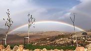 בהיר. קשת בענן במבוא שילה