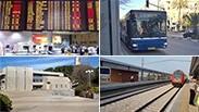 הרכבת והאוטובוסים יפעלו, נתב"ג והאוניברסיטאות יושבתו      