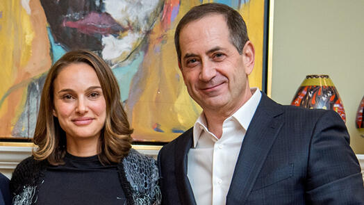 Stan Polovetz with Genesis Prize laureate Natalie Portman (Photo: Genesis Prize Foundation, New York) Stan Polovetz with Genesis Prize laureate Natalie Portman