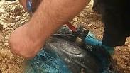 מטען שאותר בכביש ליד טול כרם. ארכיון