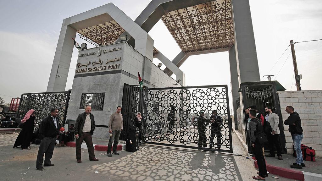 Rafah border crossing where Hamas sets up medical complex 