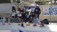 מאהל המחאה של משפחת מנגיסטו מול בית ראש הממשלה