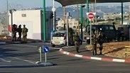 זירת הדקירה בשומרון