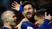 ברצלונה חוגגת שער