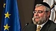 הרב גולדשמידט בנאום בפני רבני אירופה וראשי האיחוד האירופי באמסטרדם