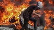 פלסטינים עימותים בגבול רצועת עזה