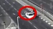 הנתגשות בין רכב ואופנוע בצומת פרדסייה כביש 4