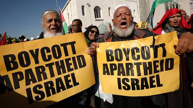 יום הנכבה מפגינים פרו פלסטינים נגד ישראל קייפטאון דרום אפריקה