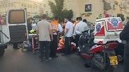 זירת תאונת הדרכים בביתר עילית