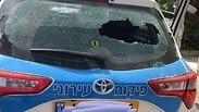 ניידת פיקוח עירוני שהושחטה על ידי נערה בת 17 בחולון