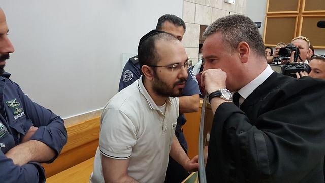 נדב סלע בבית המשפט (צילום: אחיה ראב"ד) נדב סלע בבית המשפט