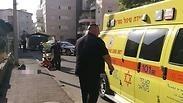 זירת האירוע ברחוב הרב אריה לוין בקריית חיים בחיפה