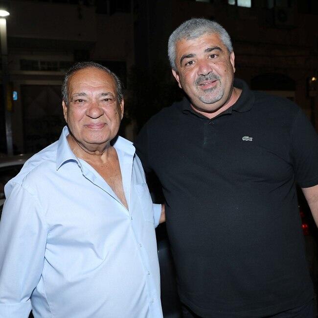 בת-ים בראש מורם. שלומי לחיאני וזאב רווח (צילום: רפי דלויה) בת-ים בראש מורם. שלומי לחיאני וזאב רווח