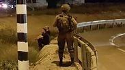 פיגוע דריסה סמוך לכפר הערבי חוסאן בחטמ"ר עציון