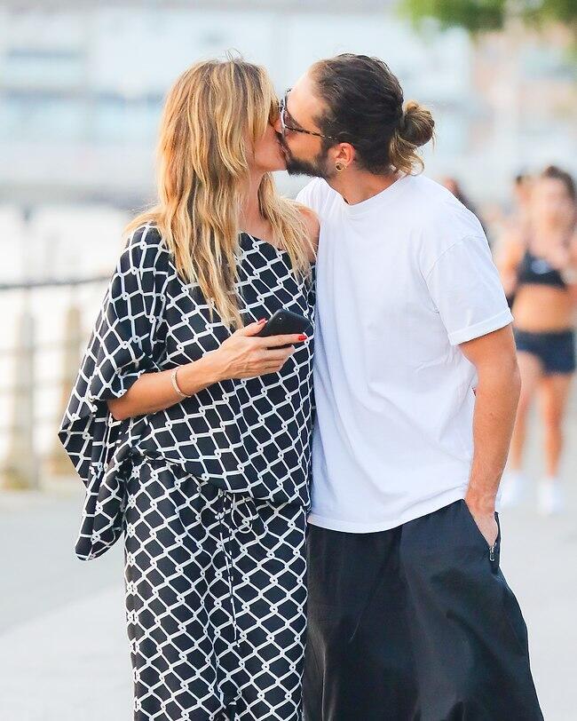 ככה סתם, כי בא לנו. היידי קלום והחבר (צילום: splashnews) ככה סתם, כי בא לנו. היידי קלום והחבר
