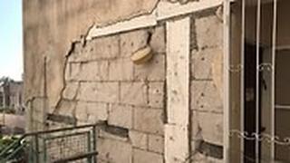 נזק שנגרם למבנים בטבריה כתוצאה מרעידות האדמה