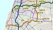 מפת קווי התחבורה העתידיים 