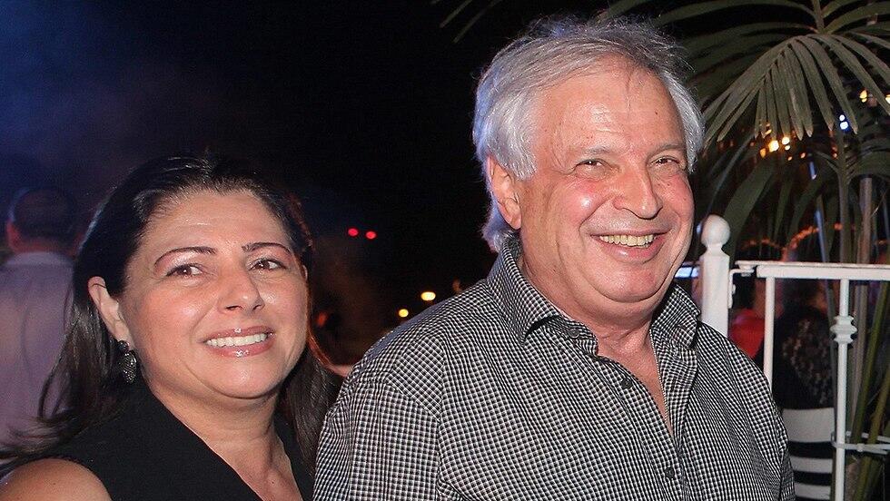 בעלי בזק לשעבר שאול אלוביץ' ורעייתו איריס (צילום: אוראל כהן) בעלי בזק לשעבר שאול אלוביץ' ורעייתו איריס