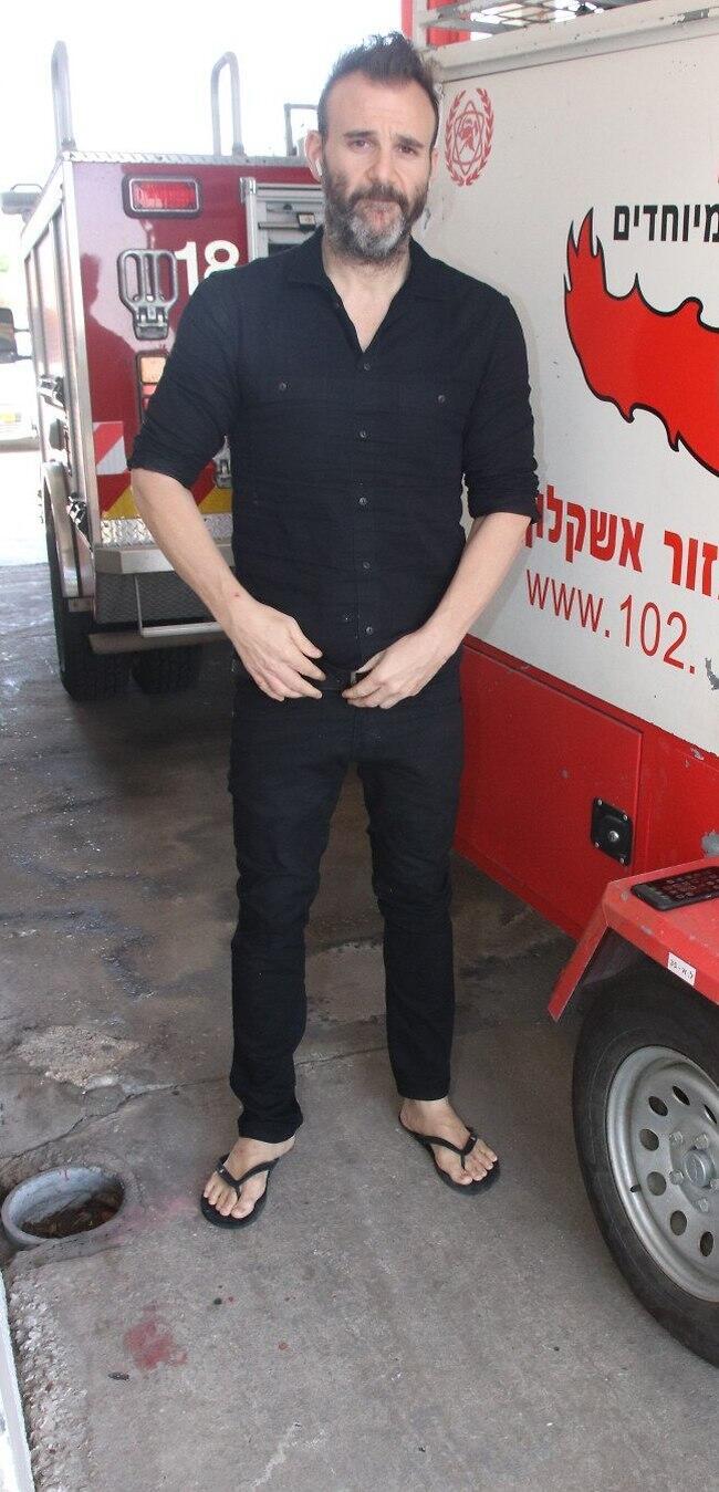 לוק קשוח. ירון ברלד (צילום: אור גפן) לוק קשוח. ירון ברלד