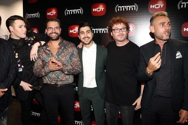 יחידה שלי. מושיק עפיה, משה דץ, האולטראס וחובי סטאר (צילום: אמיר מאירי) יחידה שלי. מושיק עפיה, משה דץ, האולטראס וחובי סטאר