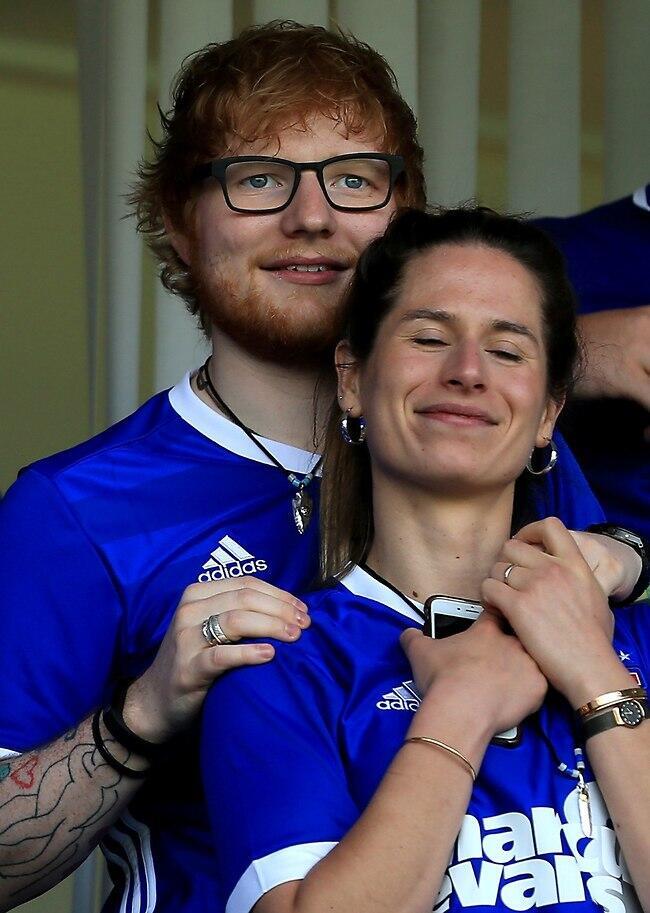 חמודים! שרי סיבורן ואד שירן (צילום: Gettyimages) חמודים! שרי סיבורן ואד שירן