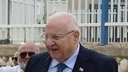 ראובן ריבלין בבית הספר הממלכתי דתי "נועם אליהו" בנתיבות 
