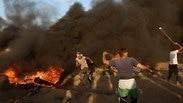 עימותים התפרעויות רצועת עזה פלסטינים גבול צה"ל