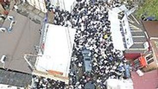 מתחם הקבר באומן, ערב ראש השנה