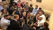  ביקור נפתלי בנט בבית, בנימין נתניהו ובצלאל סמוטריץ' בבית משפחת פולד