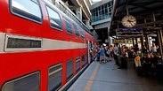 רכבת לירושלים בתחנת נתב"ג