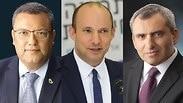 נפתלי בנט משה ליאון זאב אלקין בחירות ראשות עיריית ירושלים מחאה ב בית היהודי