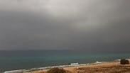 סופת רעמים בחוף נהריה