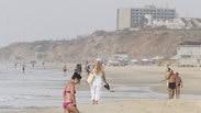 אובך בחוף סירונית בנתניה