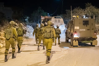 פעילות כוחות צה"ל ביו"ש לתפיסת המחבלים מעפרה ומהברקן