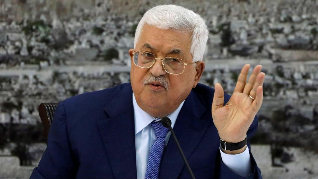 אבו מאזן בישיבת המועצה המרכזית של אש"ף ברמאללה