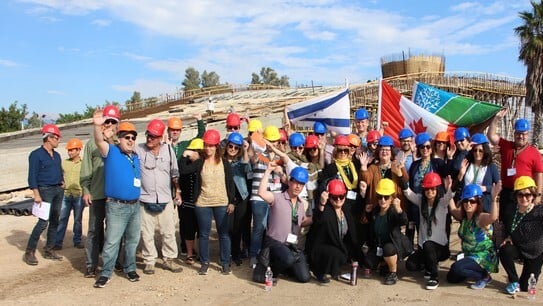 A JNF delegation from Canada during a 2019 visit to Israel (Photo: KKL-JNF website) A JNF delegation from Canada during a 2019 visit to Israel