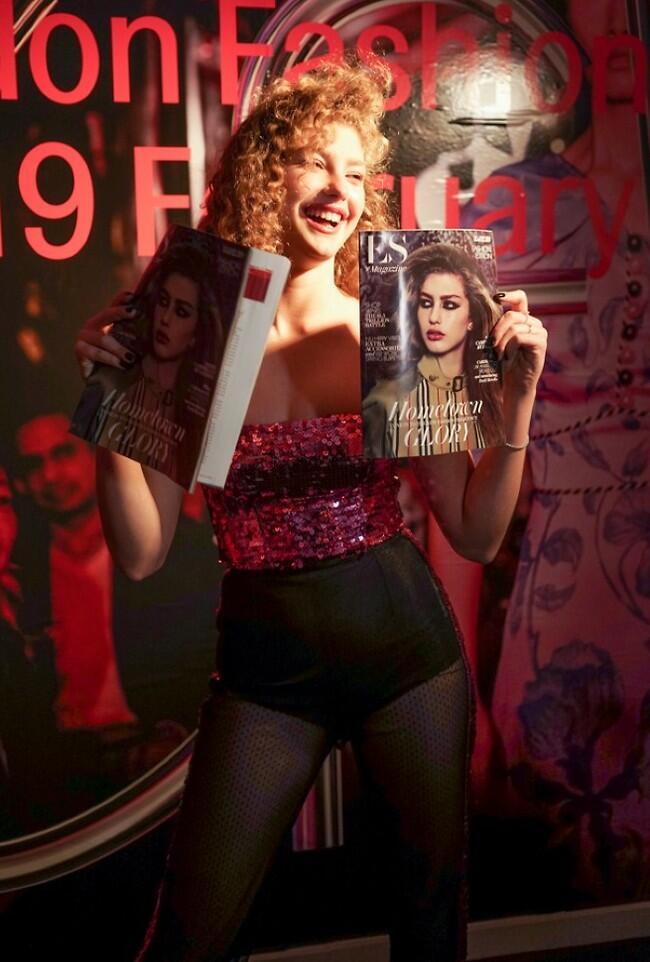 להגיע לשבוע האופנה ולגלות את עצמך על השער. רבליס מסמנת וי (צילום: נדב יהלומי) להגיע לשבוע האופנה ולגלות את עצמך על השער. רבליס מסמנת וי