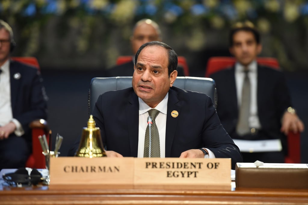 Egyptian President Abdel Fattah al-Sisi 