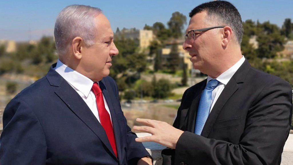 Benjamin Netanyahu and Gideon Sa'ar (Photo: Sharon Revivo) Benjamin Netanyahu and Gideon Sa'ar