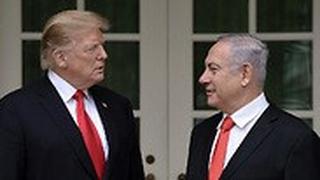 בנימין נתניהו פגישה עם נשיא ארה"ב דונלד טראמפ וושינגטון ארה"ב