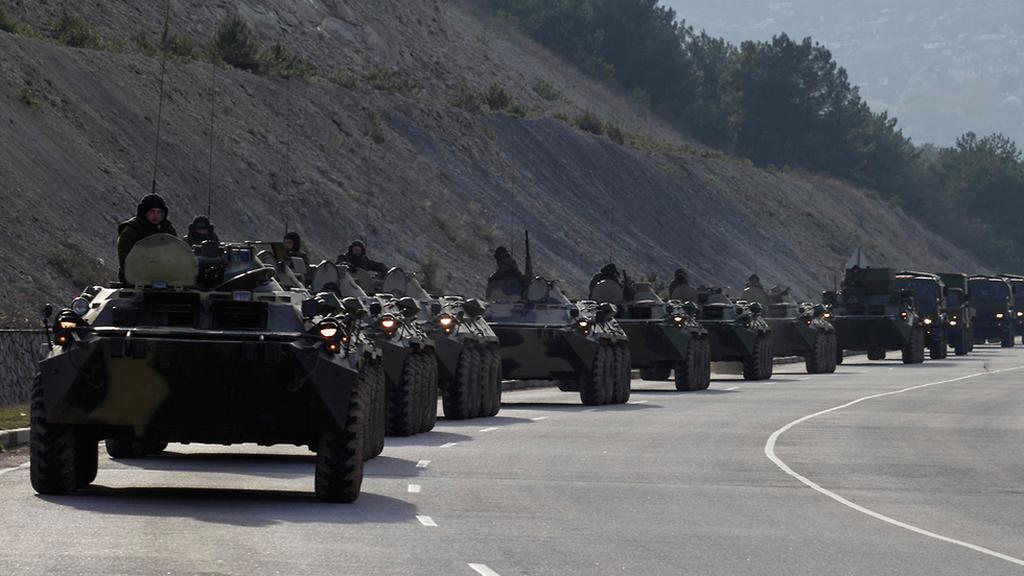 Russian soldiers in Crimea 