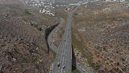 עבודות בכביש עוקף חווארה בשומרון 