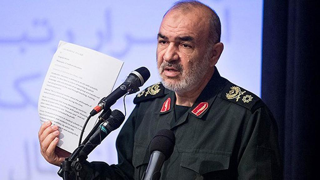 Commander-in-Chief of the Islamic Revolutionary Guard Corps Hossein Salami (Photo: AP) גנרל חוסיין סלאמי מפקד משמרות המהפכה של איראן