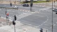 הצומת בה אירעה התאונה