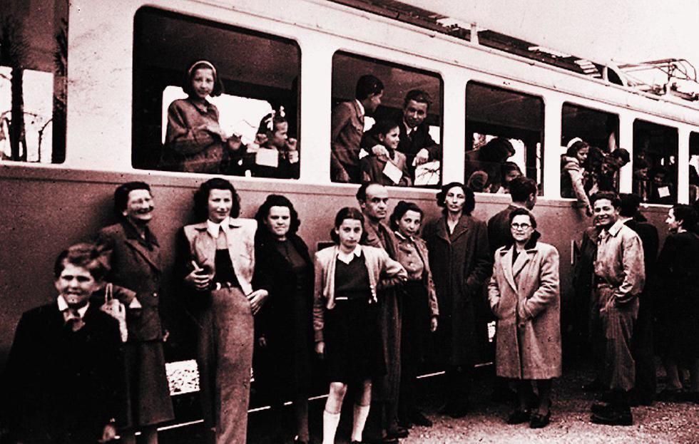 הרכבת שקסטנר הוציא מהונגריה (צילום: באדיבות יד ושם ) הרכבת שיצאה מהונגריה