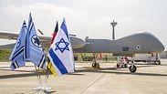 המל"ט וטקס פתיחת היחידה הגרמנית בבסיס תל נוף