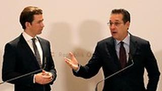 היינץ כריסטיאן שטראכה עם סבסטיאן קורץ אוסטריה